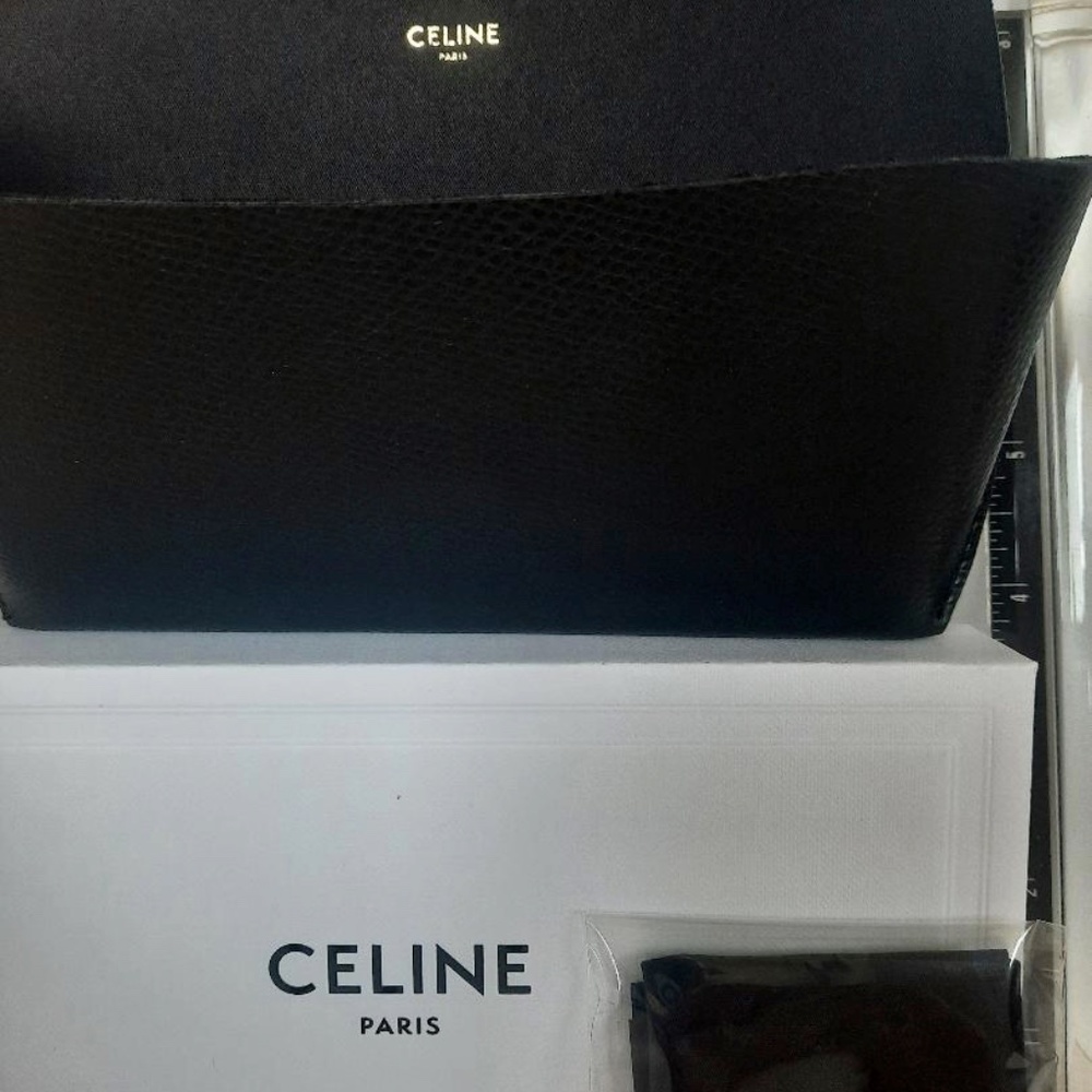 Celine Sunglass case with Celine box and cloth - Picture 2 of 3